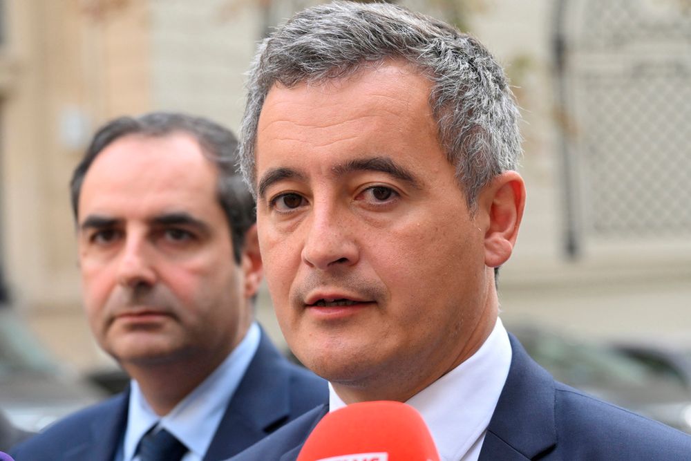 Le ministre français de l'Intérieur, Gérald Darmanin