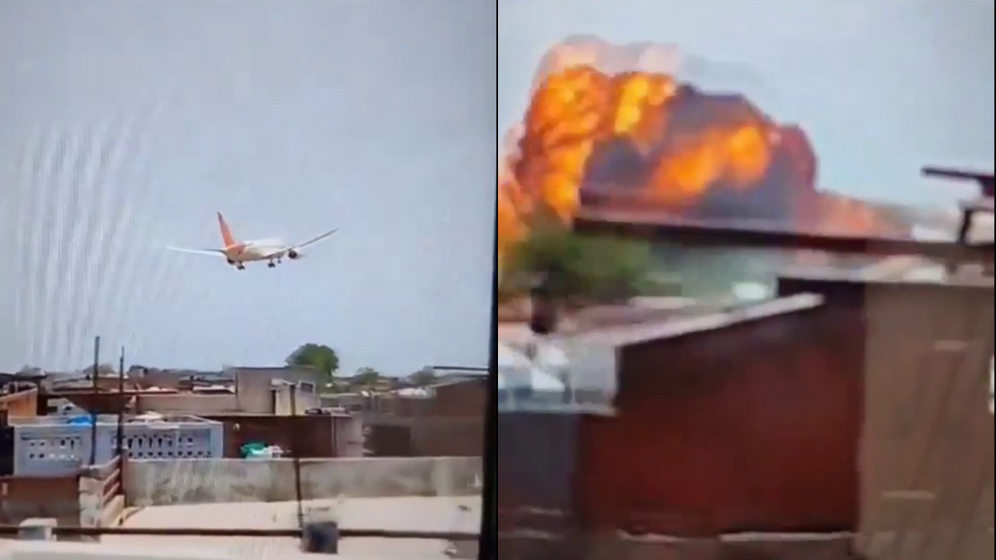 רגעי התרסקות מטוס דרימליינר "אייר אינדיה"