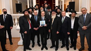 Isaac Herzog rencontre la communauté juive du Kazakhstan, le 28.04.2026