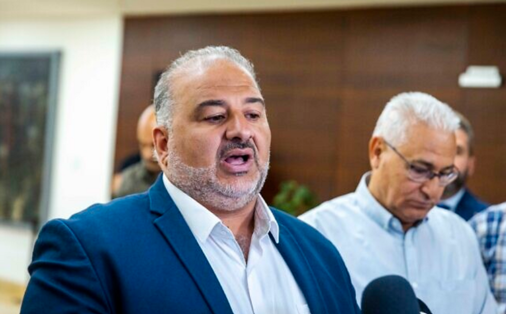 Ra'am party chief Mansour Abbas.