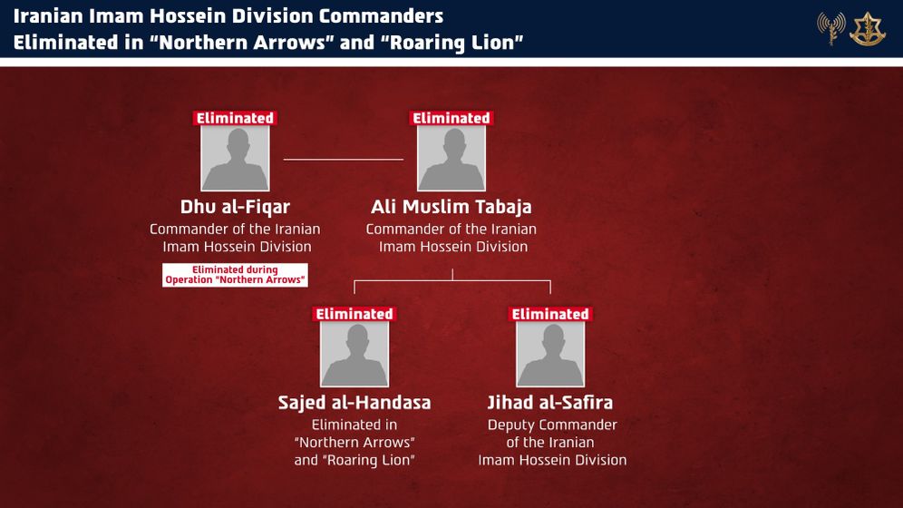 Graphic of IDF elimination targets
