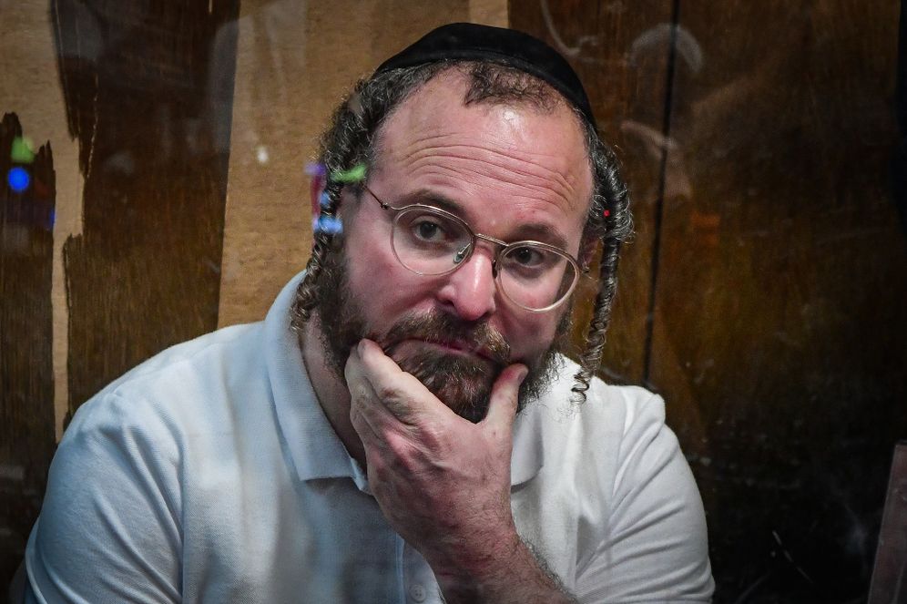 יו"ר ארגון "השומרים", חיים רוטר, בבית המשפט - שלשום 