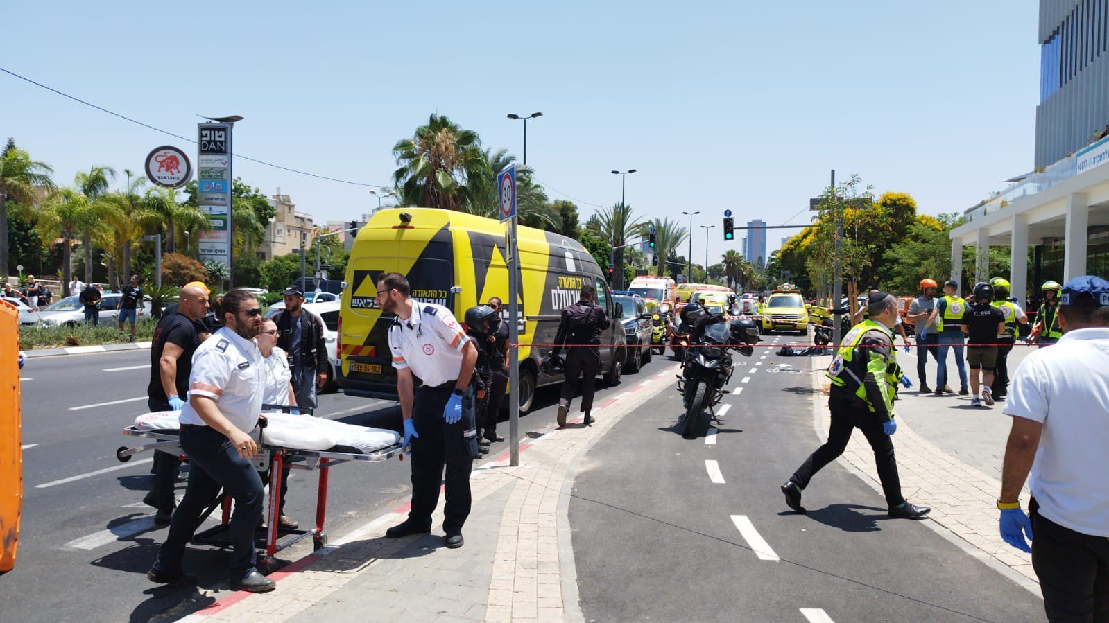 Israel: 7 people were injured in a car attack in Tel Aviv