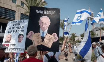 Netanyahou comparé à Hitler par un manifestant