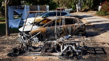 יונתן זינדל, פלאש90 הרס בקיבוץ נחל עוז לאחר מתקפת חמאס, אוקטובר 2023