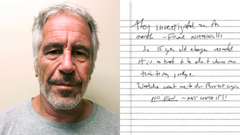 Jeffrey Epstein and his suicide note