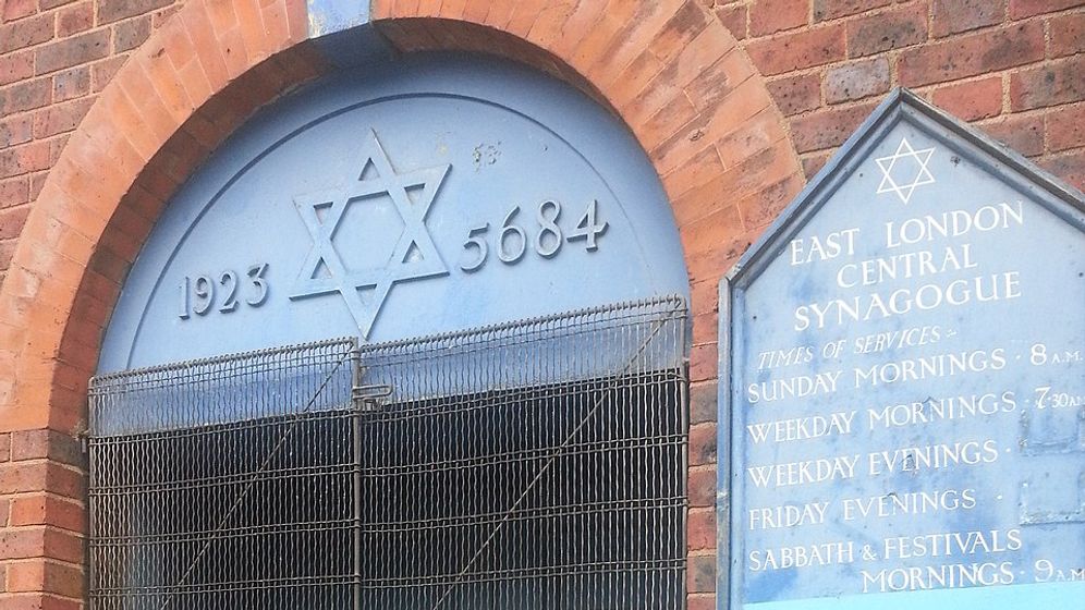 La synagogue de Nelson Street dans l’East End londonien