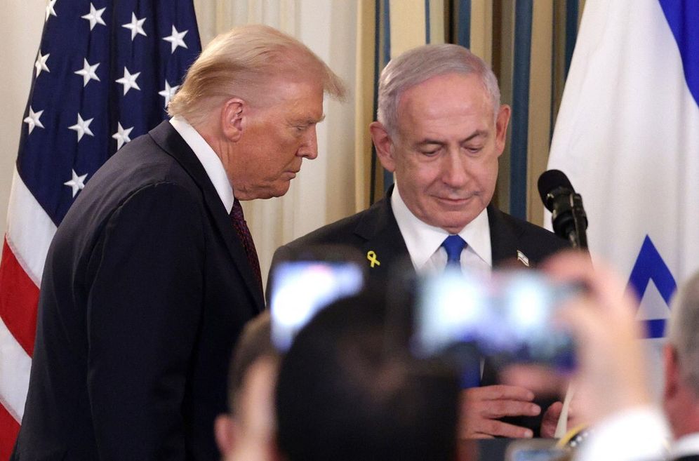 Benjamin Netanyahu and Donald Trump