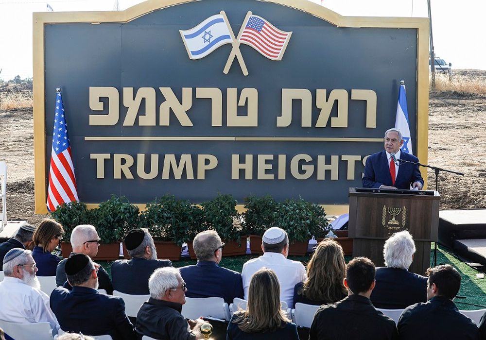 ‘Trump Heights’ Inauguration: Netanyahu Says Israel Controls Golan