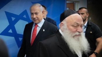 ראש הממשלה בנימין נתניהו ויו"ר יהדות התורה יצחק גולדקנופף, 27.9.2023