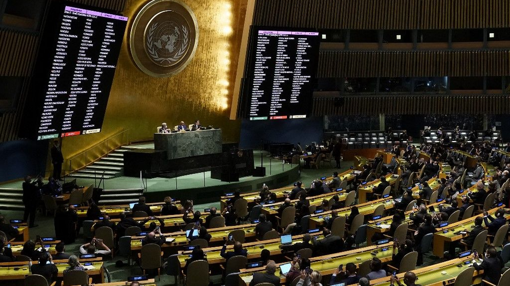 UN General Assembly in New York, United States