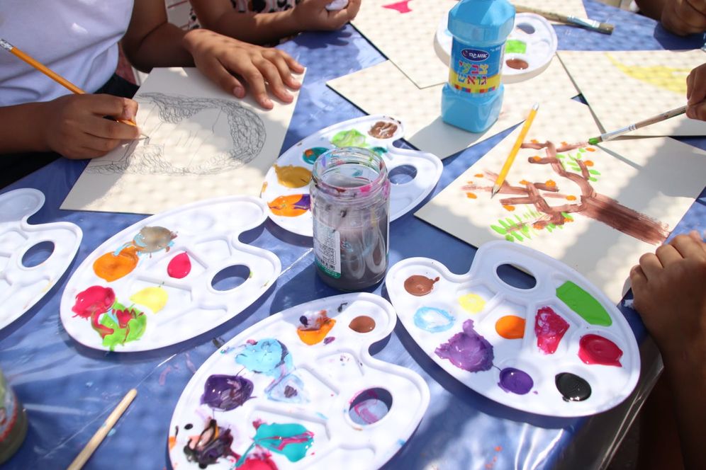 Centre Raha d'arts plastiques à Rahat, Israël, le 25.06.22