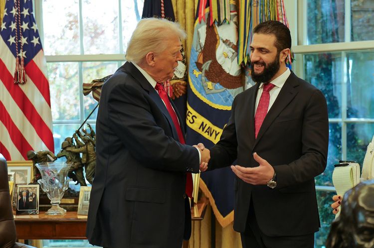 أحمد الشرع ودونالد ترامب - أرشيف