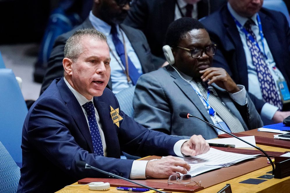 AP Photo/Eduardo Munoz Alvarez L'ambassadeur d'Israël à l'ONU, Gilad Erdan