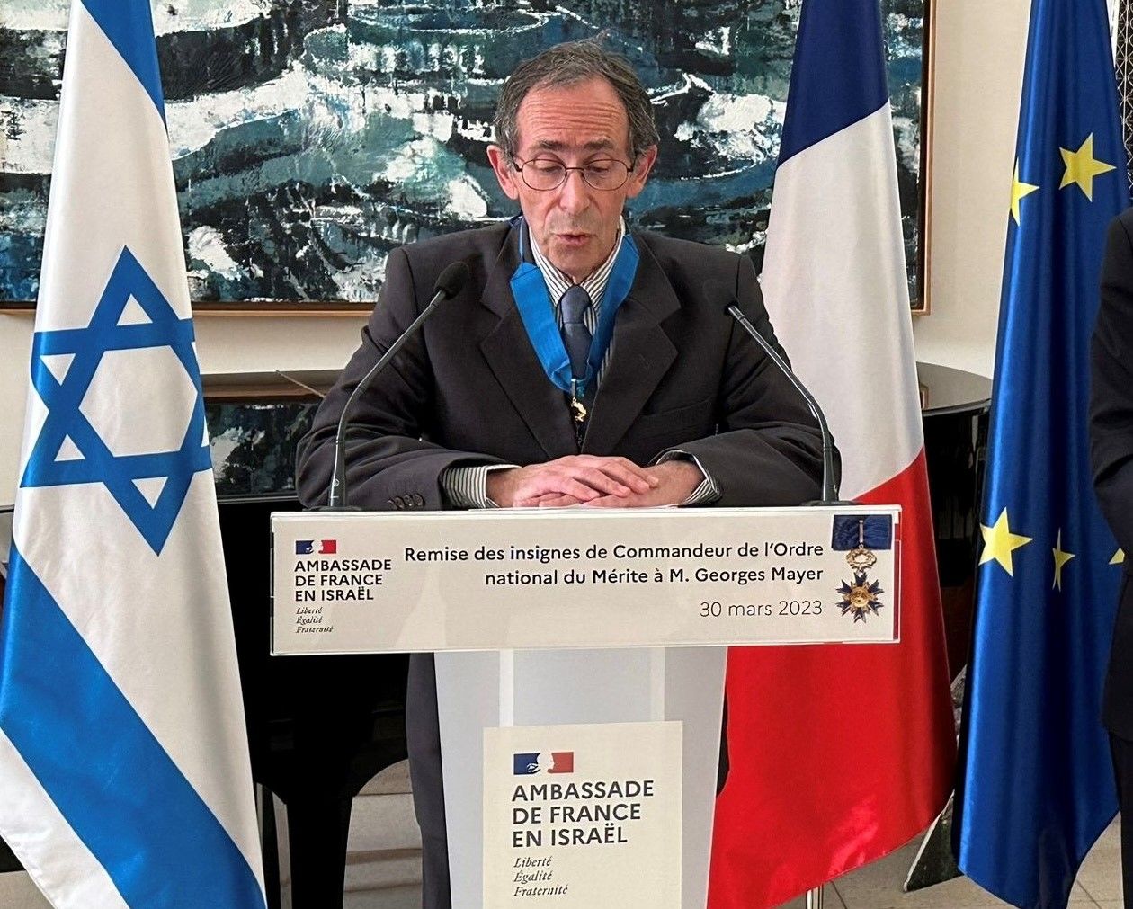 Georges Mayer Receives French Insignia Of Commander Of The National Order Of Merit - Vimarsana News