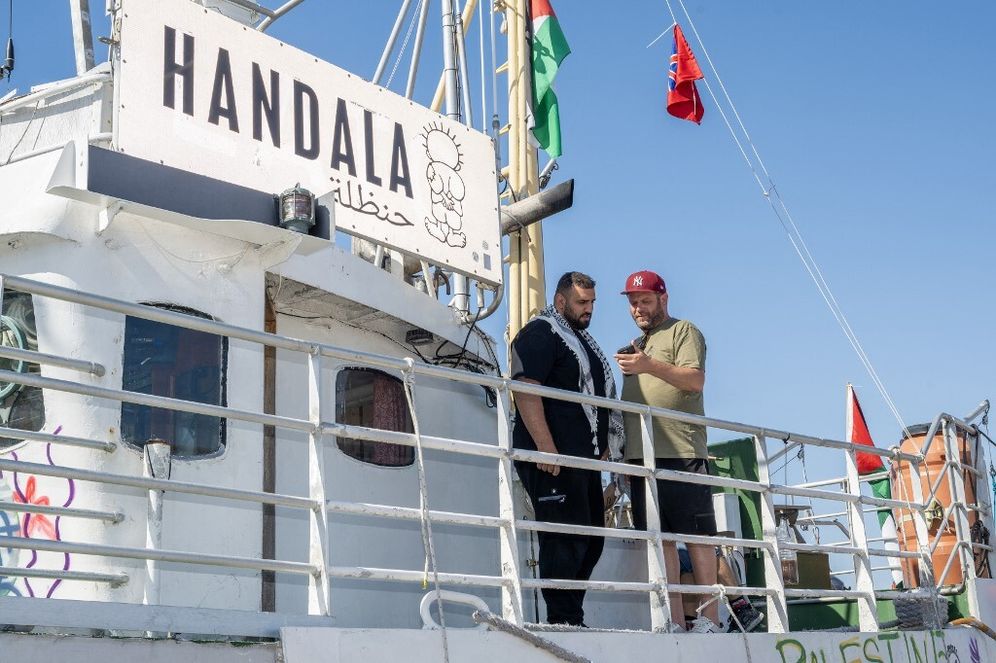 Le navire Handala de la "flottille de la liberté" pour Gaza