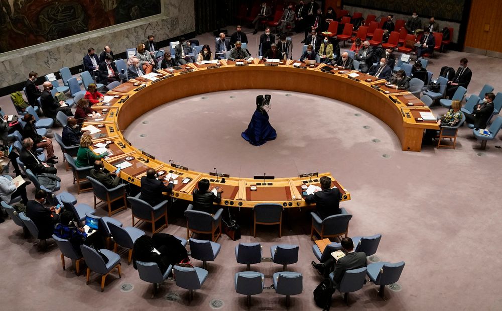 Image d'illustration | Réunion d'urgence du Conseil de sécurité des Nations Unies  à New York, le 21 février 2022