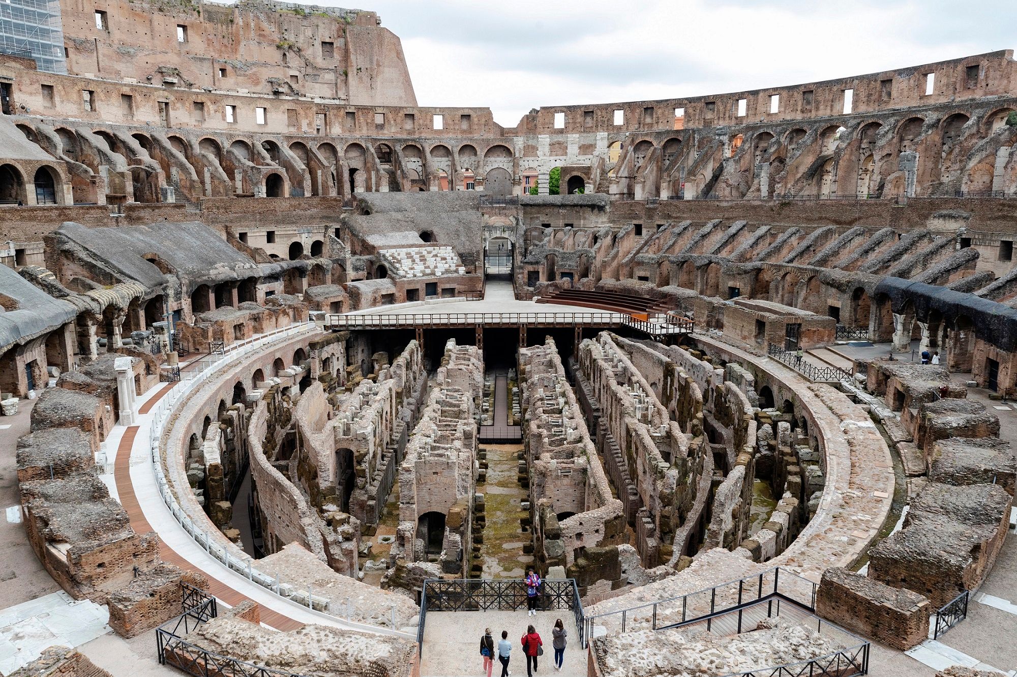Italy New Stage At Rome's Colosseum Will Give Visitors Gladiator View