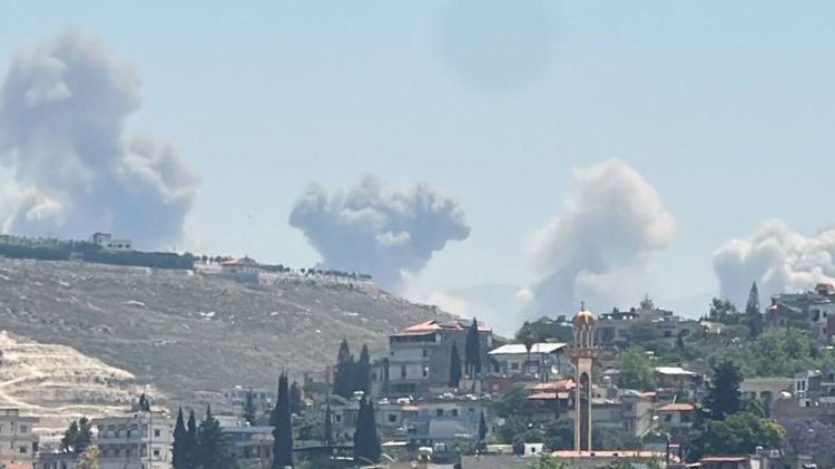 Series of alleged Israeli airstrikes in southern Lebanon