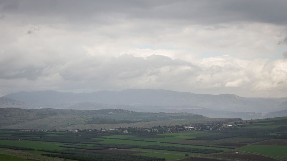 שמיים מעוננים בצומת פוריה שליד טבריה, בצפון הארץ, אילוסטרציה