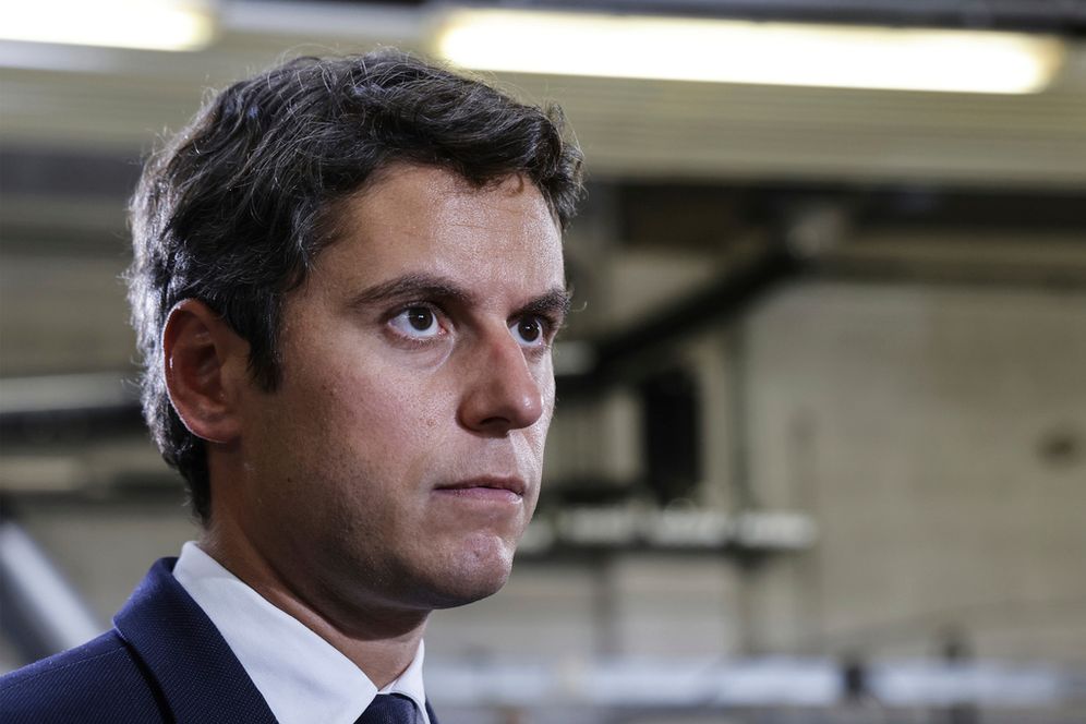 (Ludovic Marin, Pool via AP) Gabriel Attal.