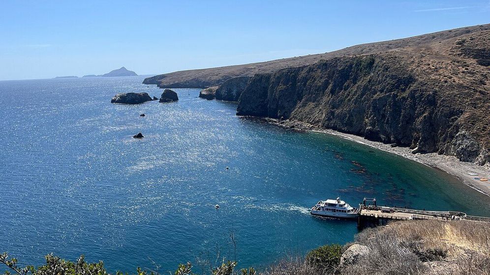 האי סנטה קרוז, הפארק הלאומי איי התעלה, קליפורניה, ארצות הברית