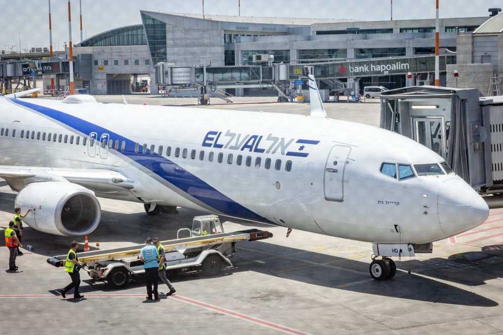 Illustration - Un avion d'El Al