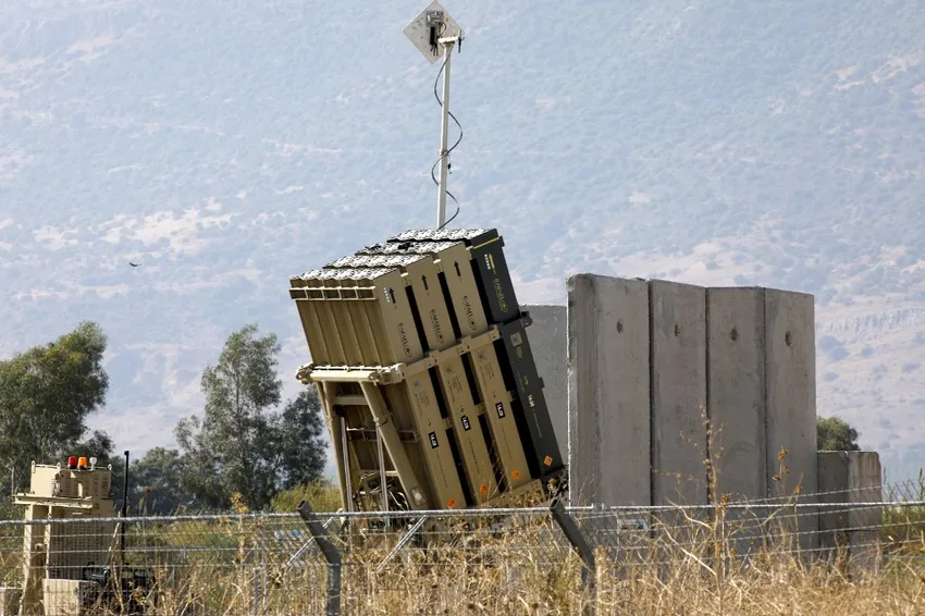 A battery of Israel's Iron Dome defence system, designed to intercept and destroy incoming short-range rockets and artillery shells, is pictured near the town of Bet Hillel in northern Israel on November 21, 2019.