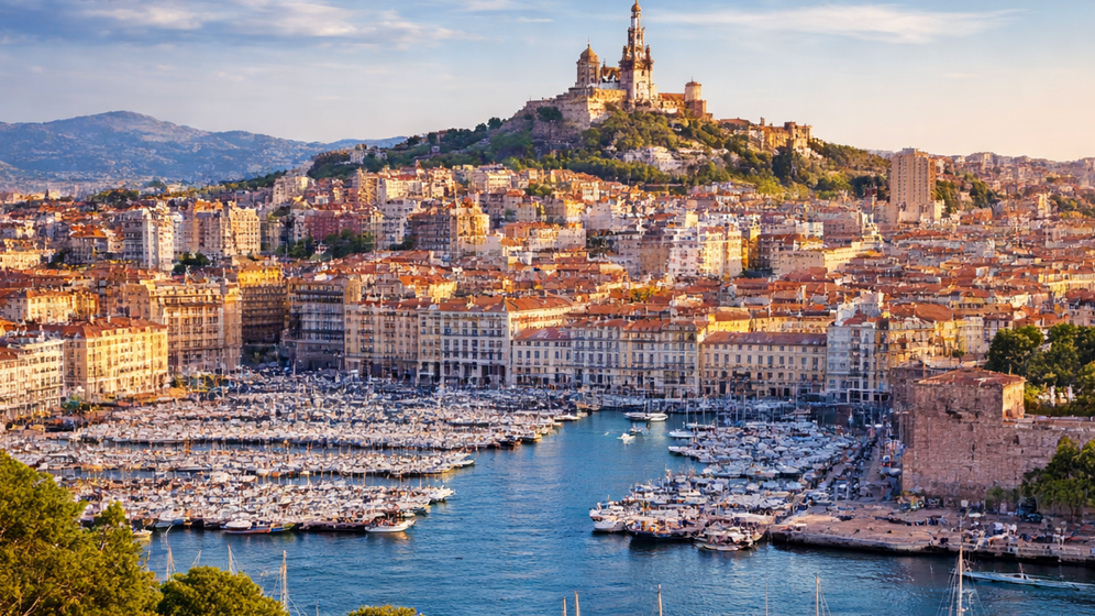 La ville de Marseille - illustration