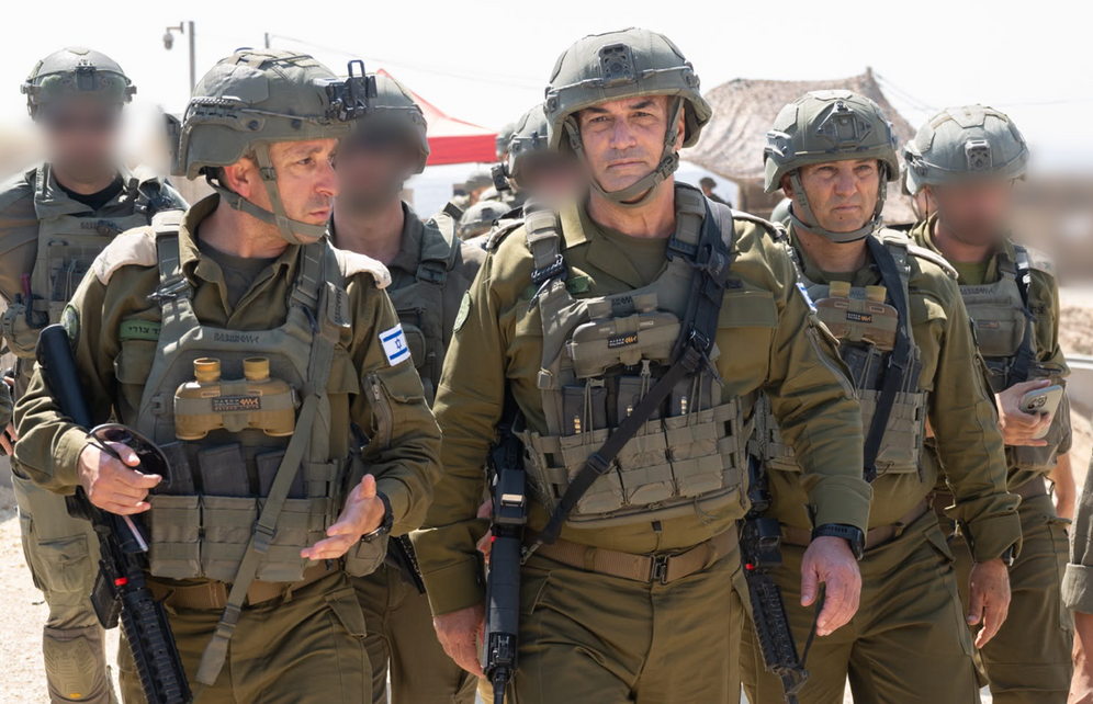 IDF Spokesperson IDF Cheif Zamir on an operational assessment in the Gaza Strip with senior Southern Command officers