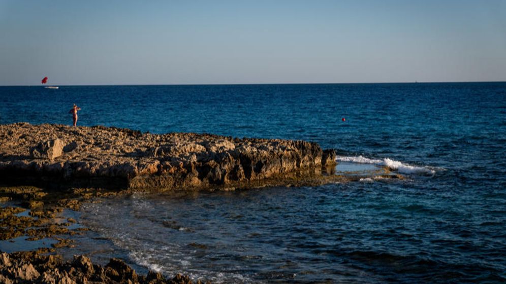 Nati Shohat/Flash90 Tourists enjoy at the beach in Ayia Napa, Cyprus