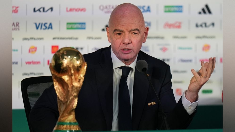 AP נשיא פיפ"א ג'אני אינפנטינו, 10 ביוני 2026, יום לפני משחק הפתיחה של מונדיאל בין מקסיקו לדרום אפריקה