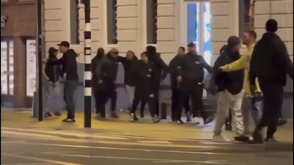 תיעוד של הפרעות נגד הישראלים באמסטרדם