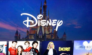 A Disney logo forms part of a menu for the Disney Plus movie and entertainment streaming service on a computer screen in Massachusetts, the United States, on November 13, 2019.