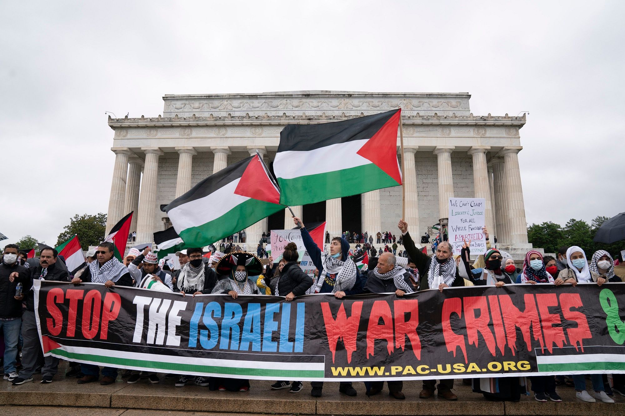 Plus D'un Millier De Personnes À Un Rassemblement Propalestinien À Washington I24NEWS